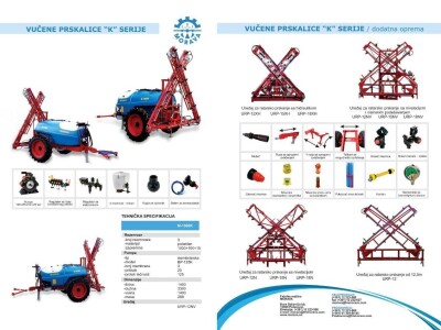 MORAVA Nošene i vučene prskalice