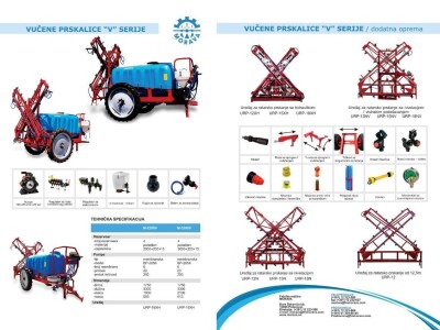 MORAVA Nošene i vučene prskalice