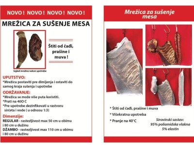 Mrežica za sušenje mesa