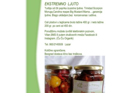 Najljuce cili paprike i proizvodi od njih