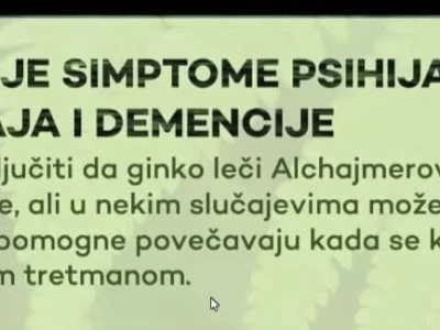 NHG Refine kapi sa ekstraktom Ginko bilobe i Panax Ginksenga