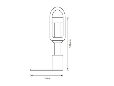 Nosač za lampu TT.F.006