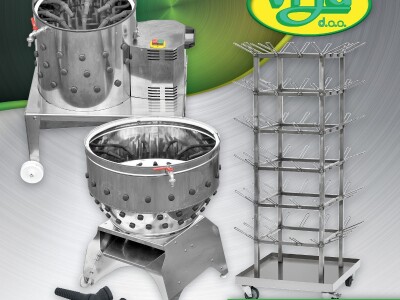 Stroj za čišćenje pilića - profi