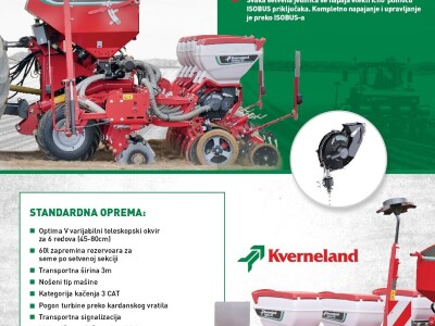 Kverneland Optima SX - sejalica velike efikasnosti