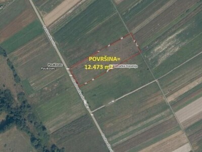 Paukovec, Veliko poljoprivredno zemljište, 12.473 m2