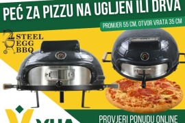 Peć za pizzu na ugljen ili drva