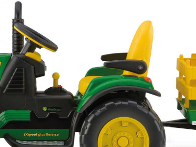 Peg Perego traktor na akumulator John Deere Ground Force s prikolicom