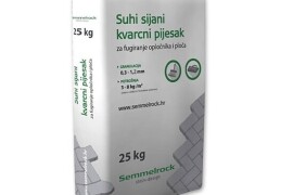 PIJESAK KVARCNI 0.1-1.3 mm 25 kg Semmelrock