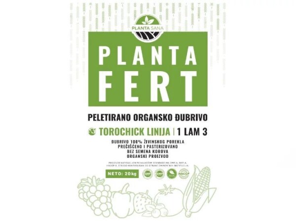 Planta Fert peletirano organsko đubrivo