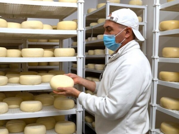 Plastic ripening (pp) for cheese maturing