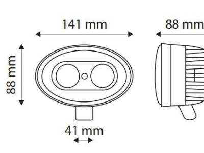 Plava reflektorska lampa TT.13111B