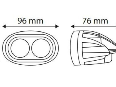 Plava reflektorska lampa TT.13111S