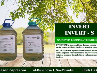 Pogace za pcele i enzimski invert