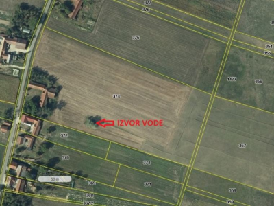 Poljoprivredno i građevinsko zemljište, 67.000 m2, 50 km od Zagreba, izvor vode