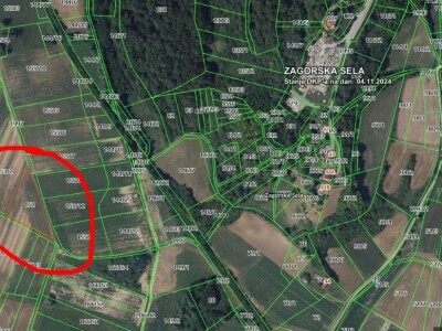Poljoprivredno zemljište i šuma u k.o. Zagorska sela