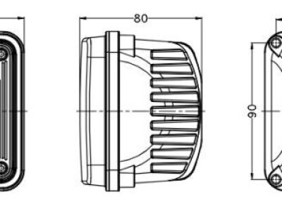 Prednje svjetlo 69W - John Deere, Massey Ferguson i CNH.