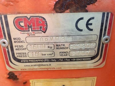 Polovni plug CMA 3+1