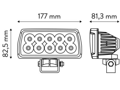 Radna LED lampa 50W za Massey Ferguson