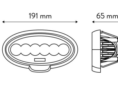 Radna LED lampa 60W za traktore John Deere