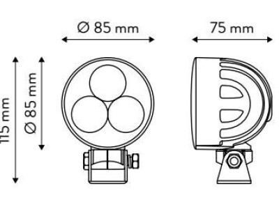 Radna LED lampa - Claas, Deutz i Fendt TT.13503