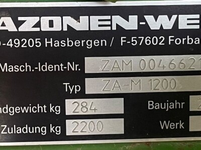 Rasipač umjetnog gnojiva Amazone ZA-M