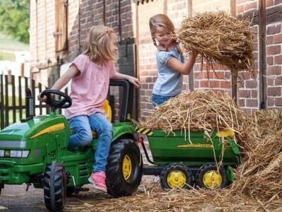 Rolly Toys Halfpipe John Deere prikolica s dvije osovine