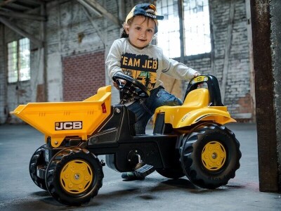 Rolly Toys Kid Dumper JCB traktor na pedale sa kašikom za utovar