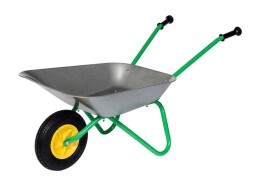 Rolly Toys tačke zeleno - sive metalne sa gumom na zrak