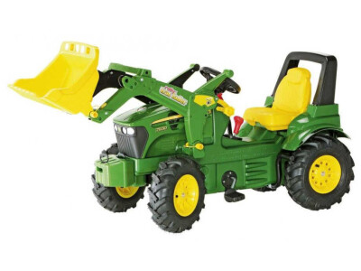 Rolly Toys traktor na pedale John Deere 7930 + prednji utovarivač (gume na zrak, kočnice, dvije brzine)