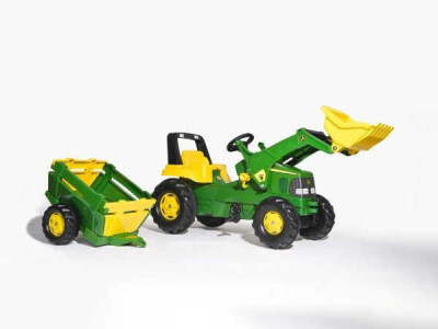 Rolly Toys traktor na pedale John Deere + utovarivač + prikolica