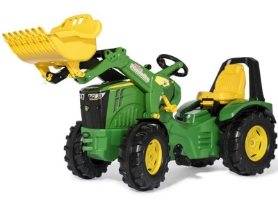 Rolly Toys John Deere 8400R traktor na pedale s utovarivačem
