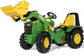 Rolly Toys John Deere 8400R traktor na pedale sa utovarivačem, kočnicom i mjenjačem