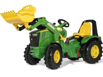 Rolly Toys John Deere 8400R traktor na pedale sa utovarivačem, kočnicom i mjenjačem