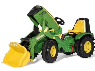 Rolly Toys John Deere 8400R traktor na pedale sa utovarivačem, kočnicom i mjenjačem