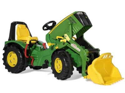 Rolly Toys John Deere 8400R traktor na pedale sa utovarivačem, kočnicom i mjenjačem
