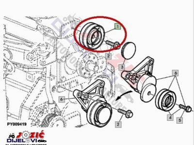 ROLNICA REMENA JD AL157596 AL155417 AL116546 AL112298