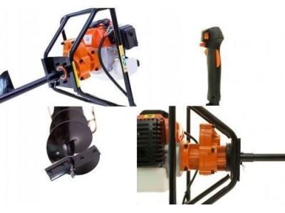 RURIS motorni bušač rupa-zemlje 2.3KS, 80cm - TT12