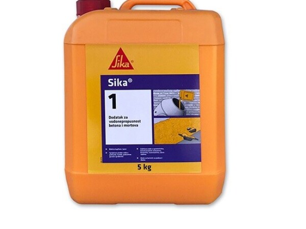 SIKA-1 aditiv za vodoneprop. morta 5 kg