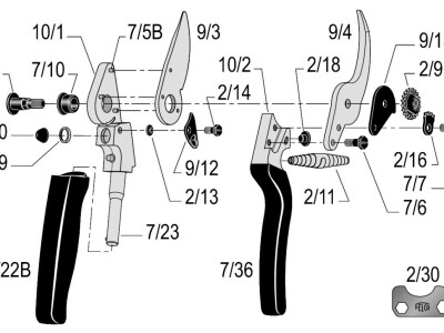 Škare za rezidbu FELCO 10  - za ljevake
