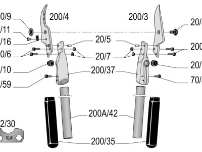 Škare za rezidbu FELCO 200A-60