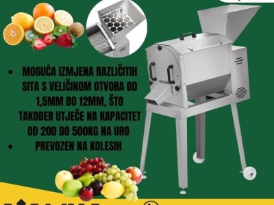 Stroj za ukljanjanje koštica i pasiranje