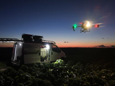 Uslužno prskanje dronom