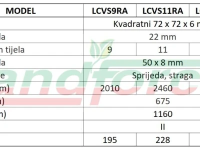 Tiler Kultivator LANDFORCE LCVSRA