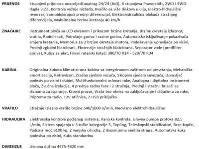 Traktor KUBOTA M6-141 U