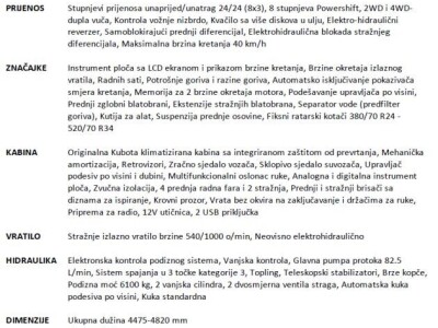 Traktor KUBOTA M6-141 US