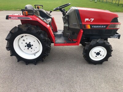 Traktor yanmar F7 4x4 malčer kubota iseki