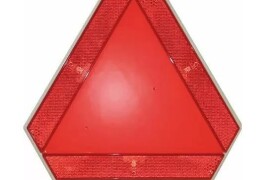 Trokut za spora vozila PVC, sa nosačem