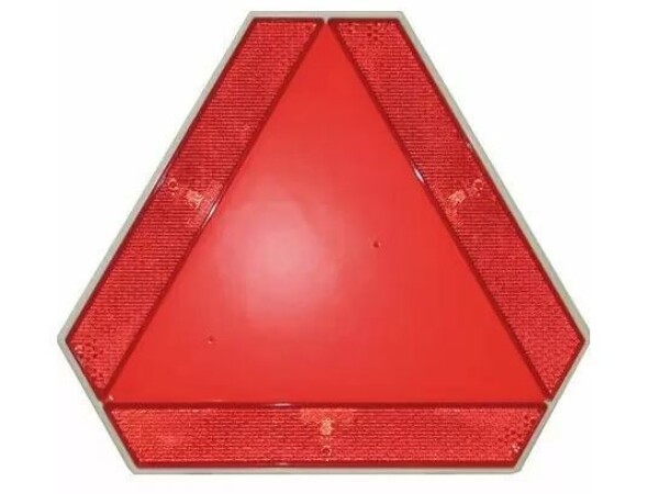 Trokut za spora vozila PVC, sa nosačem