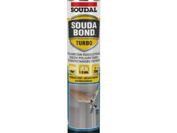 MONTAŽNA PJENA-LJEPILO TURBO EXPRESS pištoljski 750 mL SOUDAL