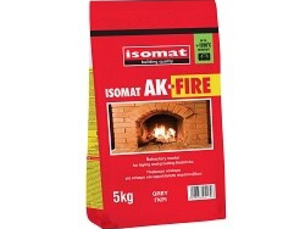 ISOMAT VATROSTALNI CEMENTNI MORT AK-FIRE, GREY  5 kg